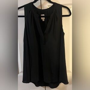 J. Crew x Hatch Maternity Collab Black Sleeveless V-Neck Blouse Size XS/S